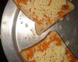 A picture of step 2 of Healthy Kids Bread Pizza.