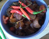 Foto langkah ke 4 dari resep Oseng Kikil Pedas.