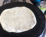 A picture of step 6 of Ajwain roti.