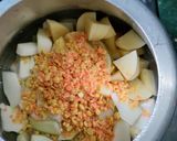 A picture of step 2 of Mixed Matar Dal, Veggies.