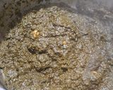A picture of step 3 of Palak(spinach) chicken.