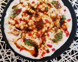 A picture of step 8 of Makhana Dahi Vada.