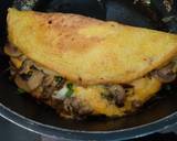 Fluffy Cheese and Mushroom Omelette recipe step 12 photo