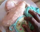 A picture of step 4 of Sexolian chicken.