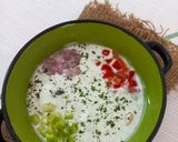 A picture of step 3 of Mix veg raita.