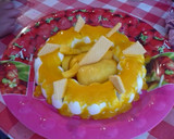 Foto del paso 5 de la receta: Gelatina de galletas en salsa de mango
