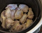 A picture of step 2 of Air fryer wings from frozen.