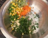 A picture of step 1 of Mix veggies star parantha.