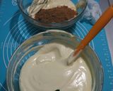 Foto langkah ke 5 dari resep Pandan Milo Chiffon Cake.