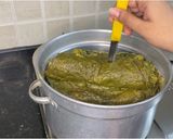 A picture of step 10 of Patra / Alu Vadi.