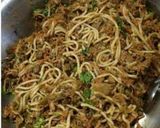 A picture of step 1 of Qeema roll.