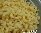 A picture of step 1 of Amori and Cheese.