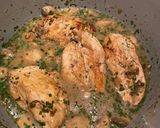 Une image de l'étape 8 de Filet de poulet à l’estragon.