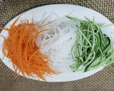 Hình bước làm 5 của món Xôi lá dứa sườn cây nướng