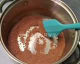 Foto langkah ke 1 dari resep Puding Coklat Chocochip Vla Vanilla.