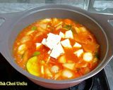 Hình bước làm 5 của món Canh tương ớt (súp tương ớt) 고추장 찌개