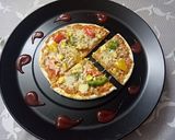 A picture of step 4 of Corn, capsicum makhni pizza.
