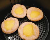 Hình bước làm 6 của món Bánh tart trứng bằng nồi chiên không dầu