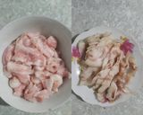 Hình bước làm 2 của món Măng tươi xào thịt