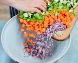 A picture of step 6 of Minestrone Soup.