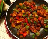 A picture of step 9 of MINT Chilli GARLIC MUSHROOM.
