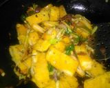 A picture of step 9 of Baked bread pakoda with veggies tadka.
