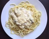 Foto del paso 6 de la receta: Tallarines en salsa de champiñones 🍽