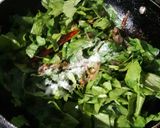 A picture of step 16 of Chole Palak.