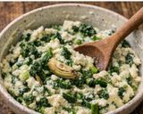 A picture of step 2 of Soft Ricotta, Artichoke, and Broccoli Rabe Casserole.