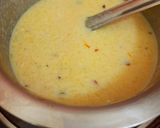 A picture of step 8 of Keshari KHEER with Date Palm Jaggery.
