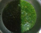 A picture of step 3 of Green masala Dahi brde.