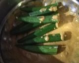 A picture of step 2 of Besanbhindi.