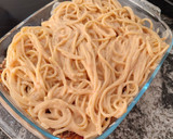 Foto del paso 6 de la receta: 💜 Falsa lasaña de espaguetis con bechamel especial (s/ lactosa)
