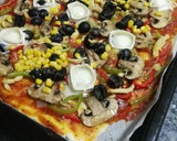 Foto del paso 19 de la receta: Pizza de Irma con pollo y queso de cabra