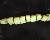 A picture of step 5 of Green chickpeas spiral kachori.