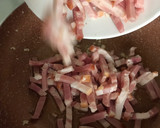 Foto del paso 2 de la receta: Spaghetti con salsa de cebolla y bacon ahumado