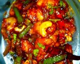 A picture of step 5 of Dragon chicken.