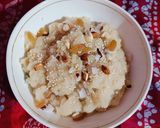 A picture of step 7 of Semolina Halwa.