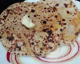 A picture of step 7 of Chilli Chana Daal parantha.