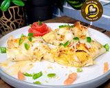 A picture of step 5 of Juicy, Cheesy, Delicious Chicken Enchiladas In Wheat Flour Tortillas.