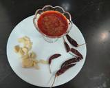 Red chili garlic chutney recipe step 3 photo