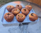Pudinggal töltött kókuszos muffin recept fázis 4 fotója