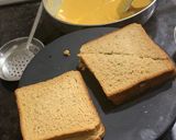 A picture of step 3 of Bread Pakoda.