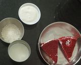 રેડ વેલવેટ કેક મિલ્ક શેક (Red Velvet Recipe In Gujarati) રેસીપી સ્ટેપ1ફોટો