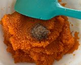 A picture of step 4 of Motichoor ladoo.