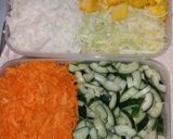 Foto langkah ke 2 dari resep Rujak Cuka.