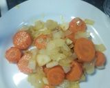 Foto del paso 2 de la receta: Magra en salsa con guisantes