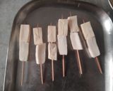 A picture of step 5 of Vegetarian Korean Corn Dog (korean snack).