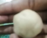 A picture of step 5 of Jaggery gaarelu.