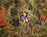 Foto del paso 6 de la receta: Arroz de gallina campera con guisantes en su vaina
